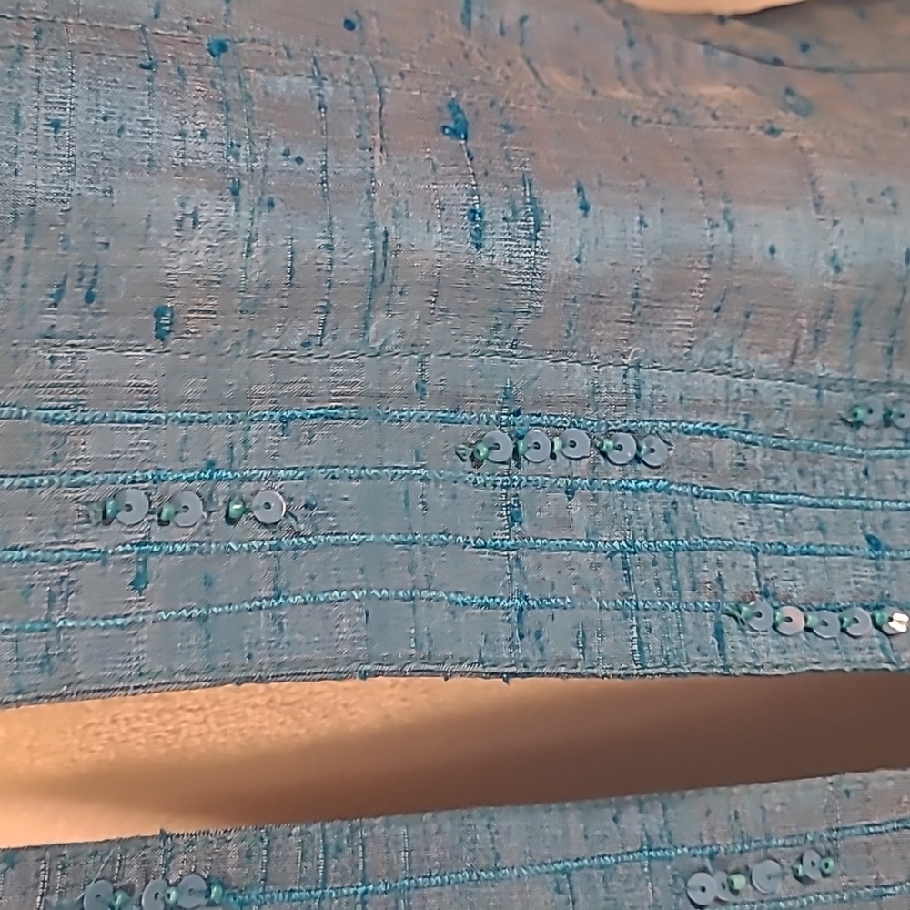 Chico's Blue Women's Buttonless Jacket - image 2